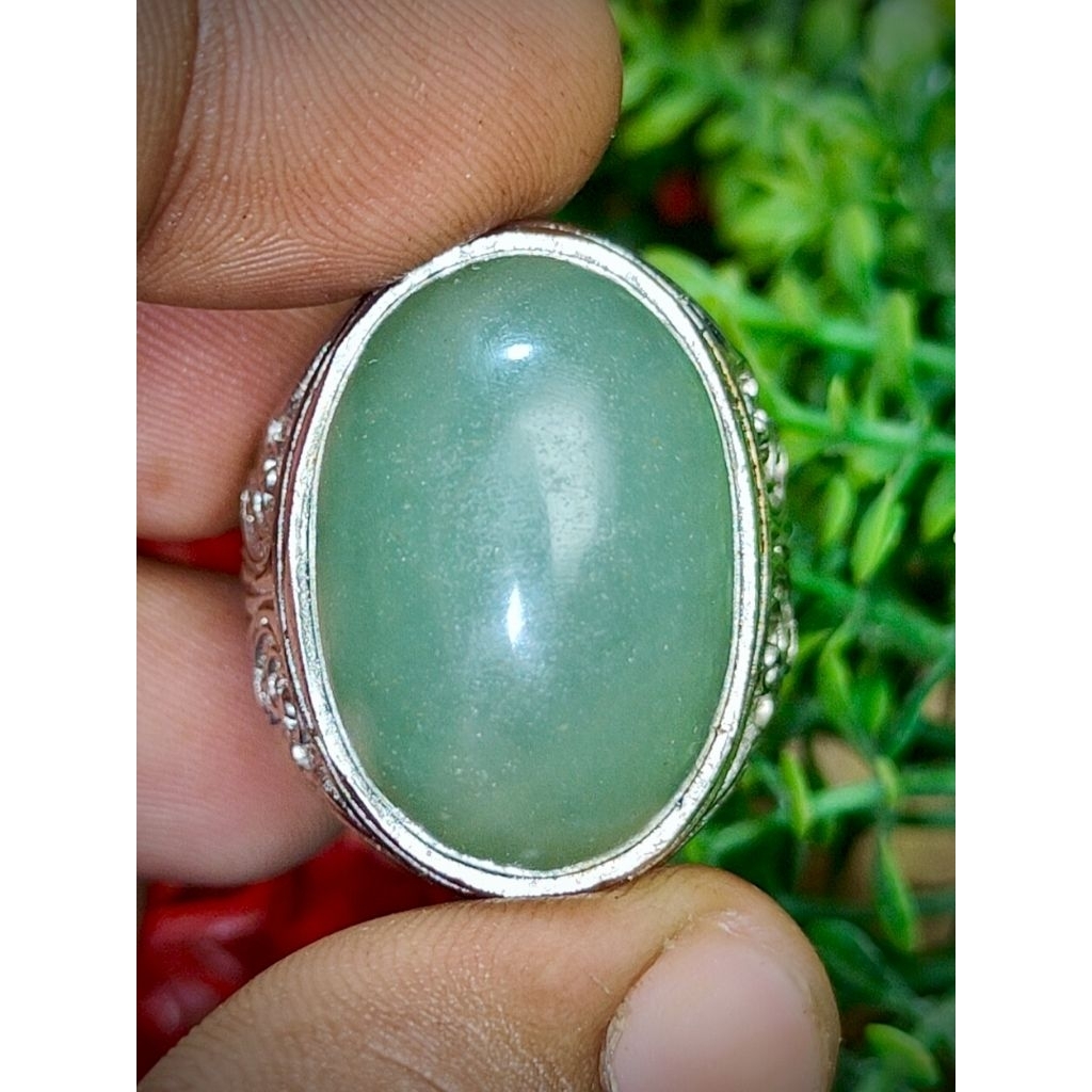 cincin batu akik giok original asli alami