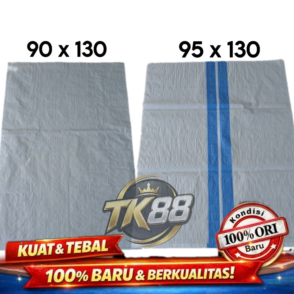 (10 pcs) karung plastik baru, 90x130, 95x130