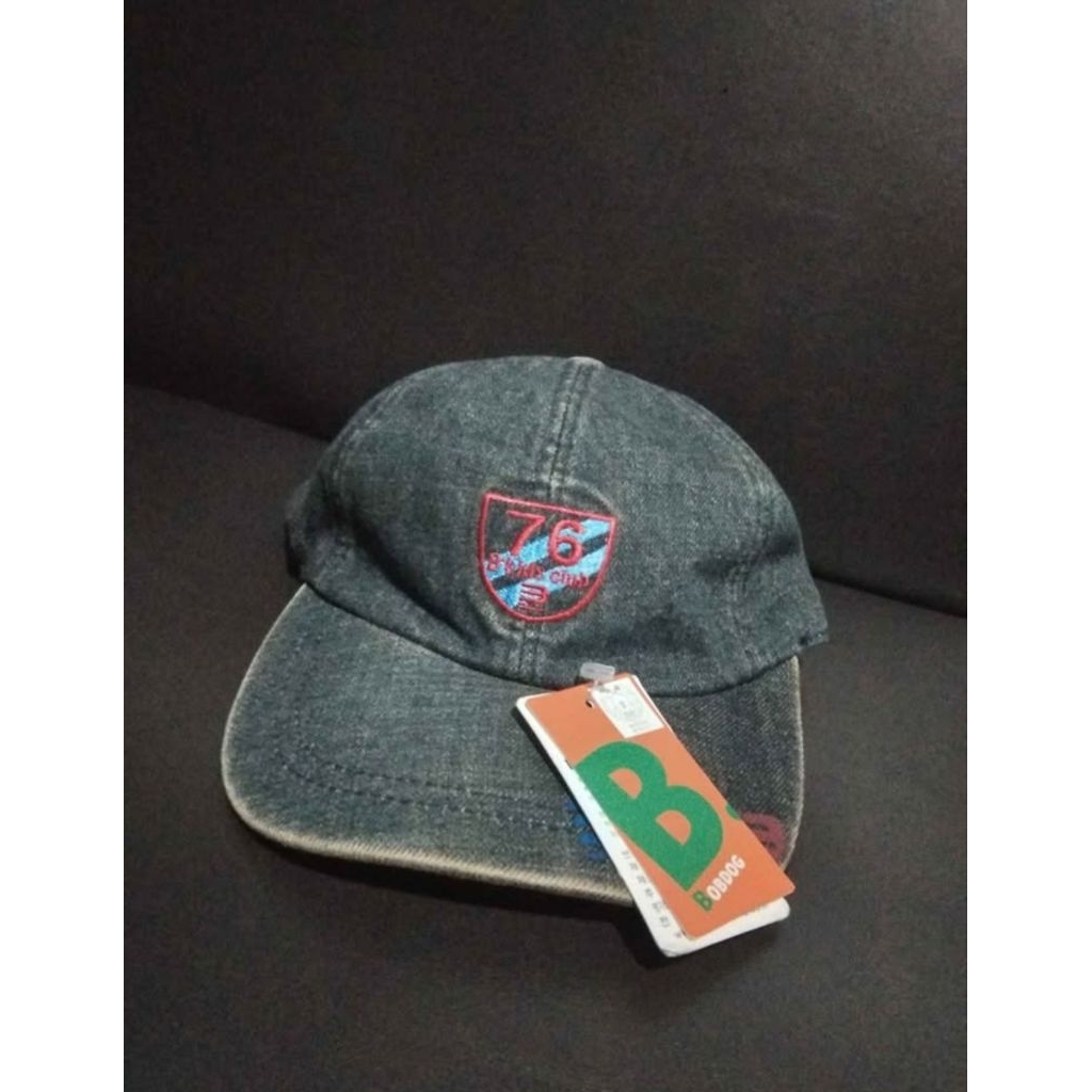 topi baseball denim anak original