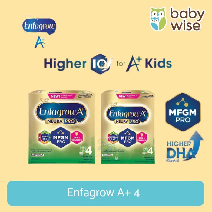 Enfagrow A+ 4 Susu Formula Anak 3 - 12 Tahun - Susu Anak