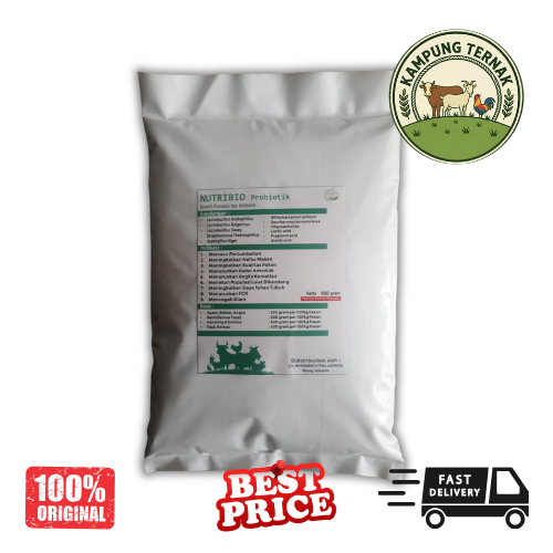NUTRIBIO PROBIOTIK - PROBIOTIK TERNAK - AGP TERNAK - GROWTH PROMOTOR TERNAK AYAM, SAPI, KAMBING 1KG