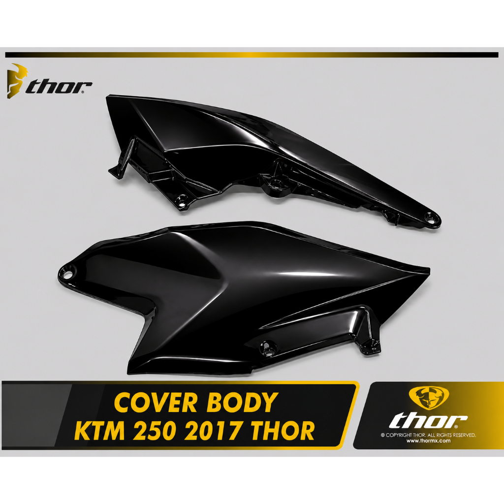 Cover Body KTM 250 2017 THOR Cover Body Samping KTM Trail Plastik Racing