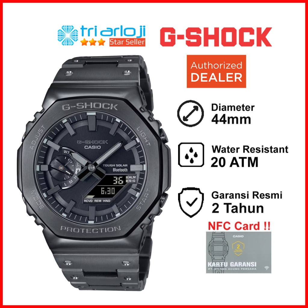 Casio G-Shock GM-B2100BD-1ADR Jam Tangan Pria GSHOCK Steel GM-B2100BD-1A GMB2100BD GM B2100BD 1ADR G