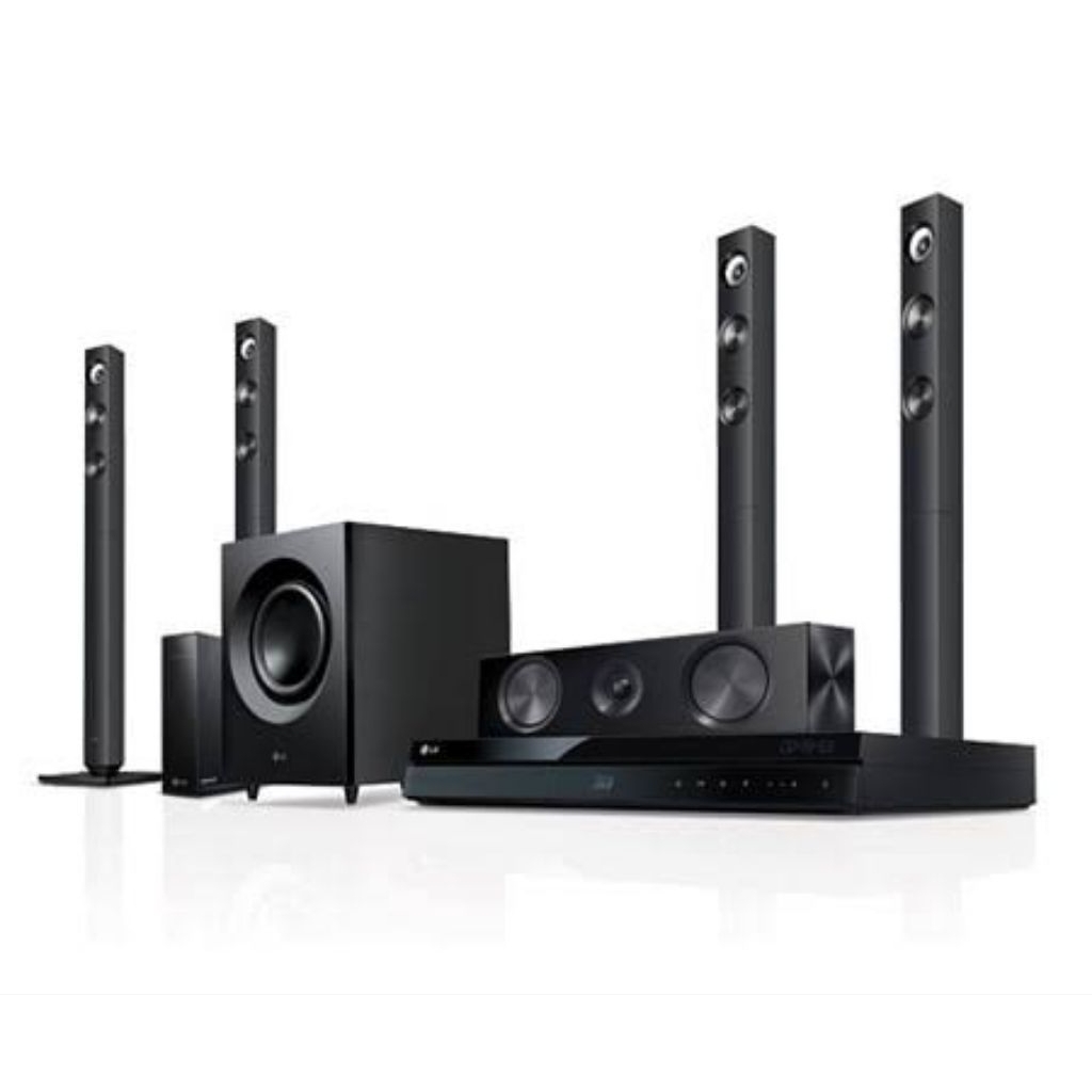 HOME THEATER CINEMA SPEAKER SYSTEM LG 3D BLURAY BLU RAY 5.1 1100 WATT SMART TV WIRELESS BH BH7520 BH