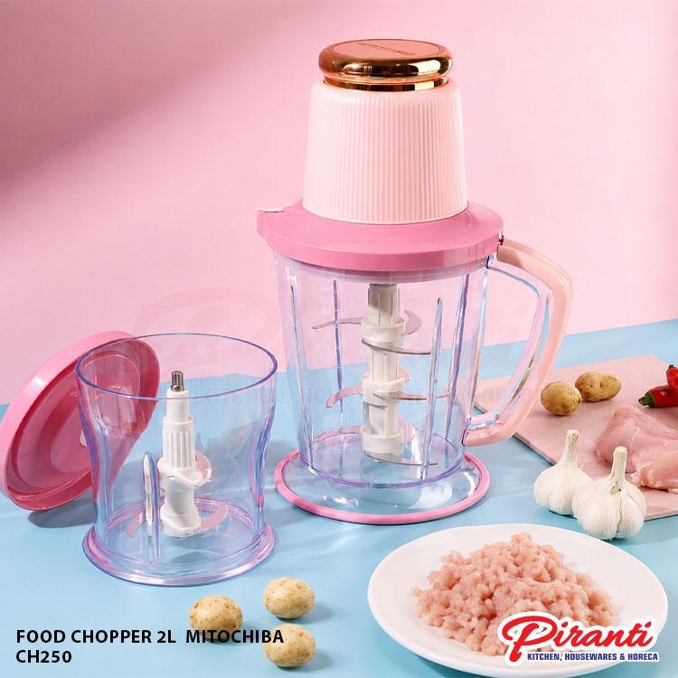 Mitochiba Chopper CH 250 2 Liter 9 Mata Pisau | Blender Daging Mito CH250 Coper Bumbu Food Processor