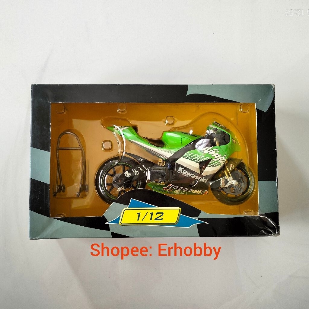 Altaya Skala 1:12 MotoGP, Kawasaki MotoGP 2006, Randy De Puniet #17