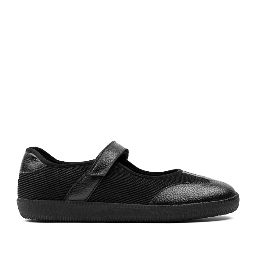 Prabu - Meisa Black Sepatu Kulit Mary Jane Sneakers Wanita