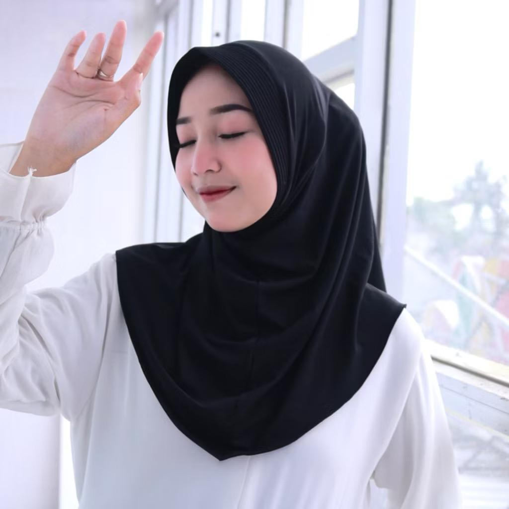 HIJAB SPORT JERSEY PREMIUM / JILBAB SPORT / JILBAB BERGO SPORT