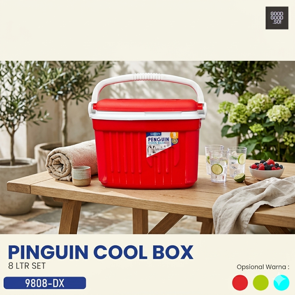 PENGUIN COOL BOX 8 LT DELUXE / COOL BOX / BOX ES / TEMPAT MINUMAN / PENGUIN COOL BOX