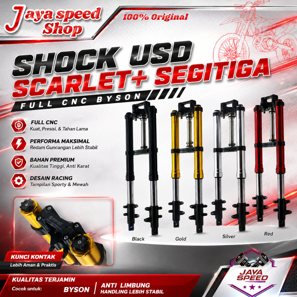 Shock Usd Byson + Segitiga Scarlet