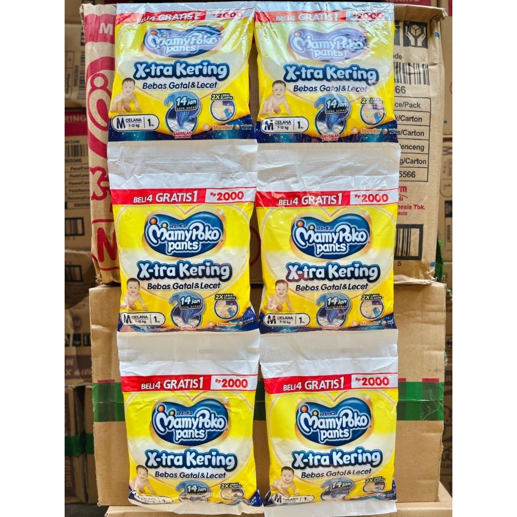 Mamypoko Pants Popok Celana Xtra Kering Ukuran L isi 20 / isi 10pcs