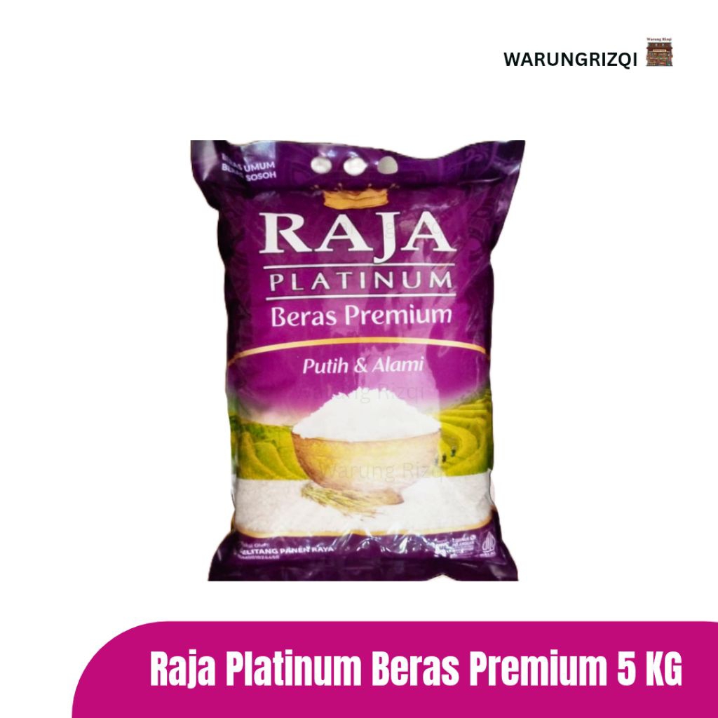 Beras 5 KG Beras Raja Platinum Beras Premium 5kg _ Beras Raja Ultima Beras Premium 5 kg