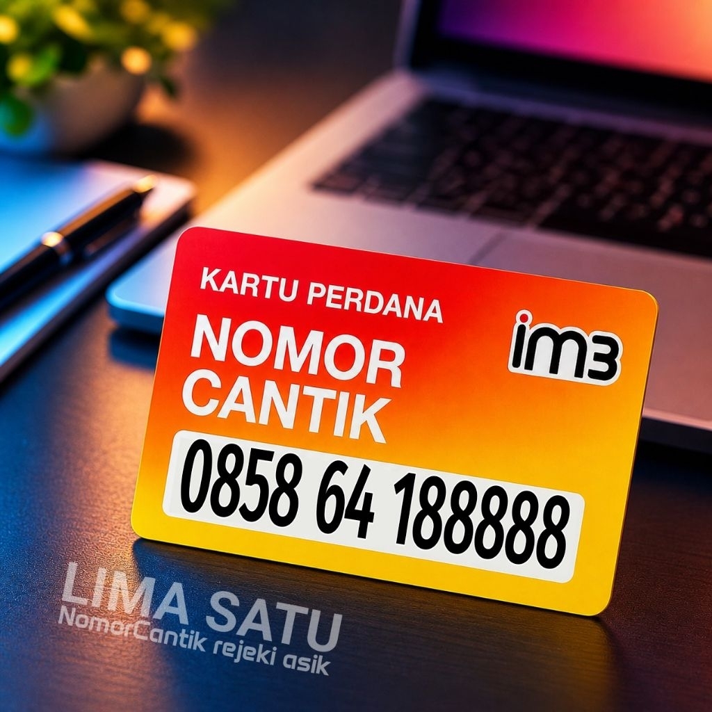 Kartu Perdana Nomor Cantik Indosat IM3 PANCA 88888 00000 99999 77777