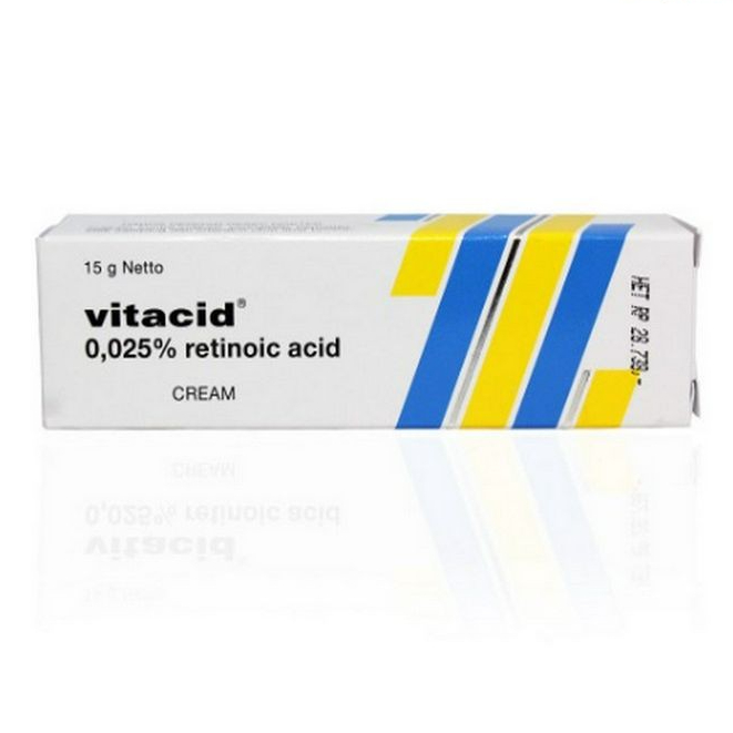 VITACID 0.025% CREAM 1 TUBE @ 15 G