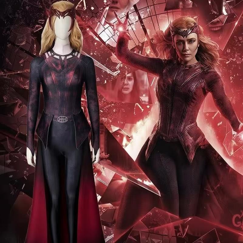 Doctor Strange 2cos Crazy Multiverse Crimson Witch Wanda Blackened cosplay Halloween Carnival