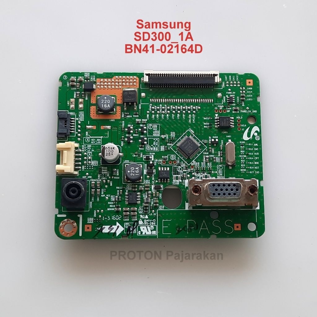 Mainboard LED Monitor Samsung S19D300NY LS19D300 LS19D300NY ZR LS19D300NY/ZR Mesin Matherboard SD300