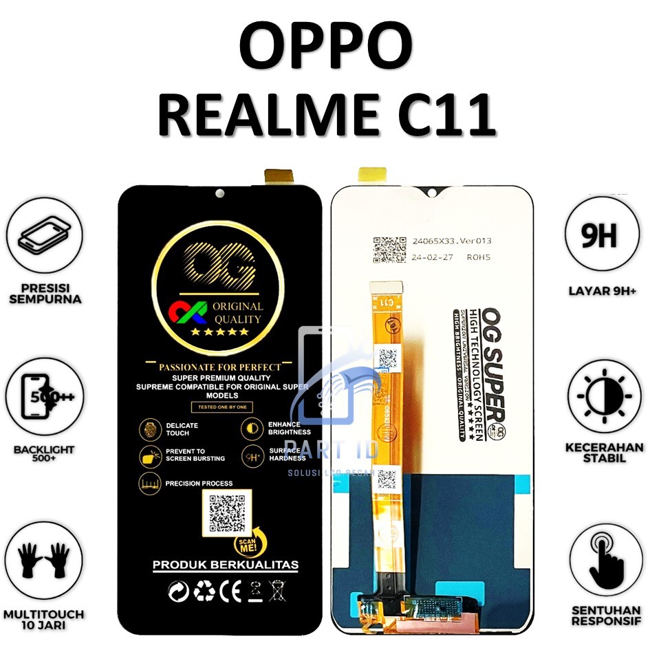 LCD TOUCHSCREEN REALME C11 ORIGINAL 100% COMPLETE