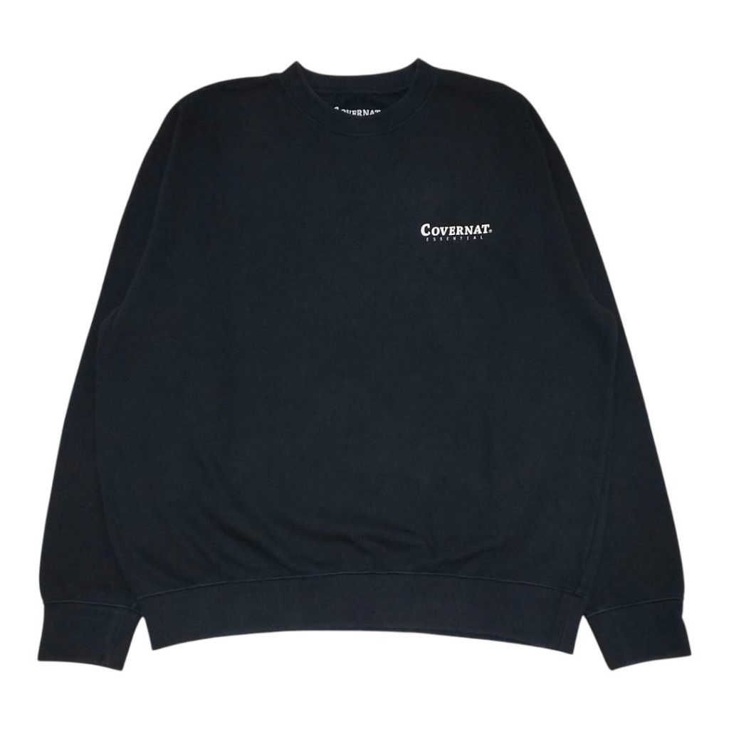 CREWNECK COVERNAT SMALL LOGO NAVY SECOND ORIGINAL
