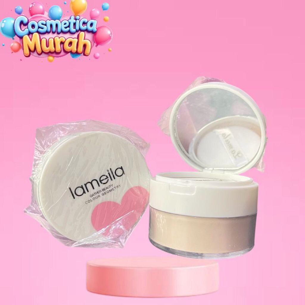 LM loose setting powder svmy bedak tabur oil control dan menyerap hasil glowing