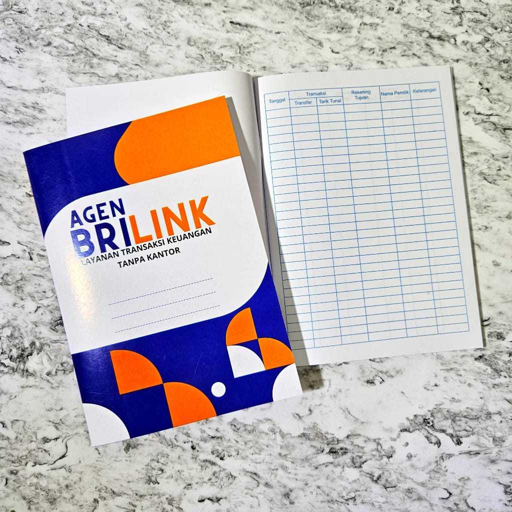 BUKU CATATAN TRANSAKSI AGEN BRILINK / BUKU KAS BRILINK