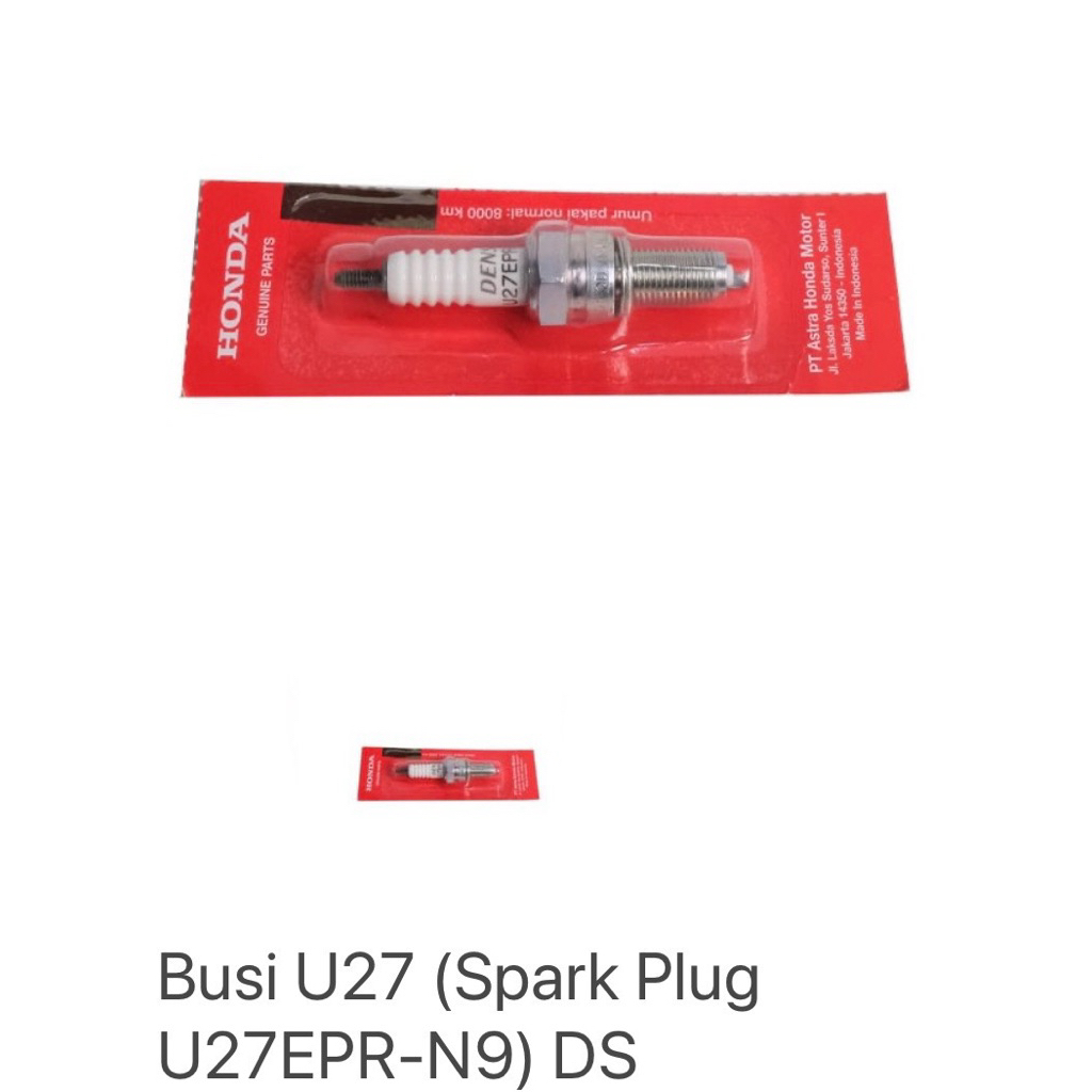 Busi U27EPR-9 Denso Ori AHM 31926KYT901 - Asli AHM, Tahan Lama, Performa Optimal