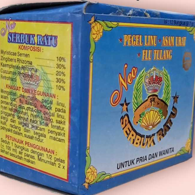 cod SR serbuk ratu pegel linu jamu sr 12 saset