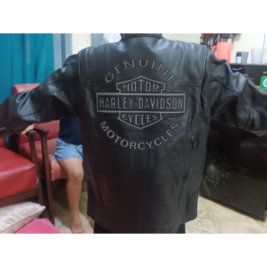 Jacket Harley-Davidson® Men's Reflective Road Warrior 3-in-1 Leather Jacket 98138-09VM.original