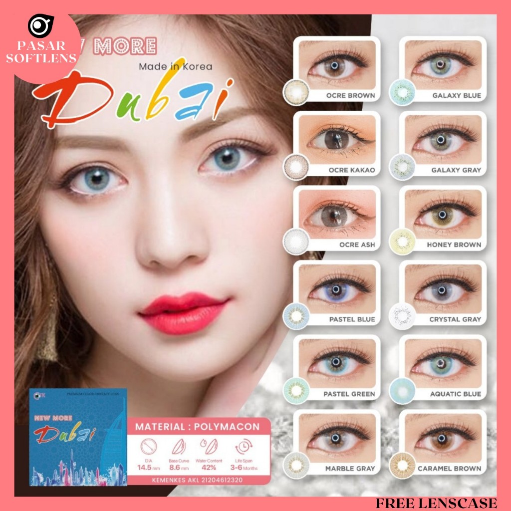 SOFTLENS NEW MORE DUBAI (NORMAL) BY CTK DIA 14.5MM MADE IN KOREA