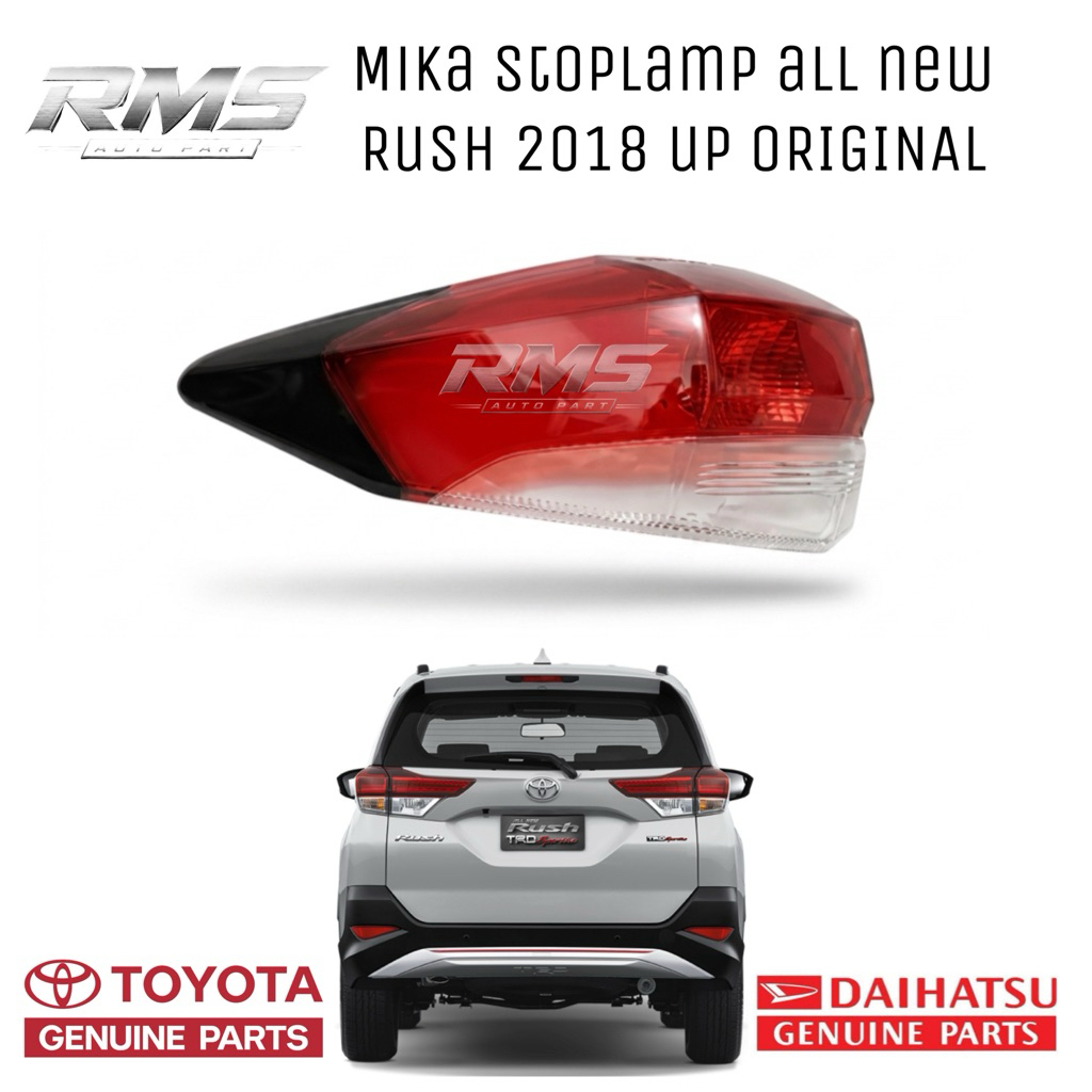 Mika stoplamp lampu belakang all new rush terios original 2018 2019 2020 2021 2022 2023 2024 2025 20