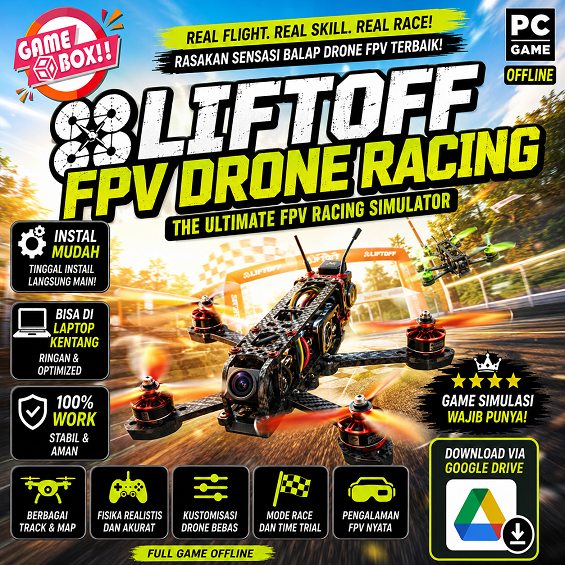 LIFTOFF FPV DRONE RACING - PC LAPTOP GAMES
