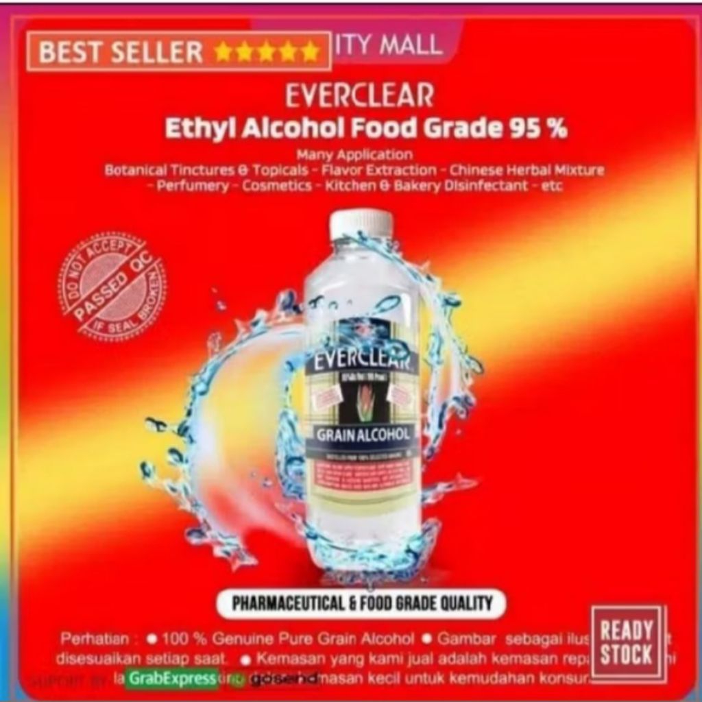 Everclear Alkohol FoodGrade Pure Grain import Alkohol Food Grade