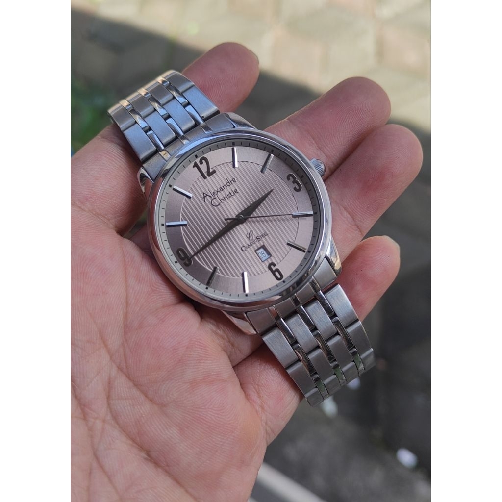 jam tangan original Alexandre Christie pria second bekas preloved