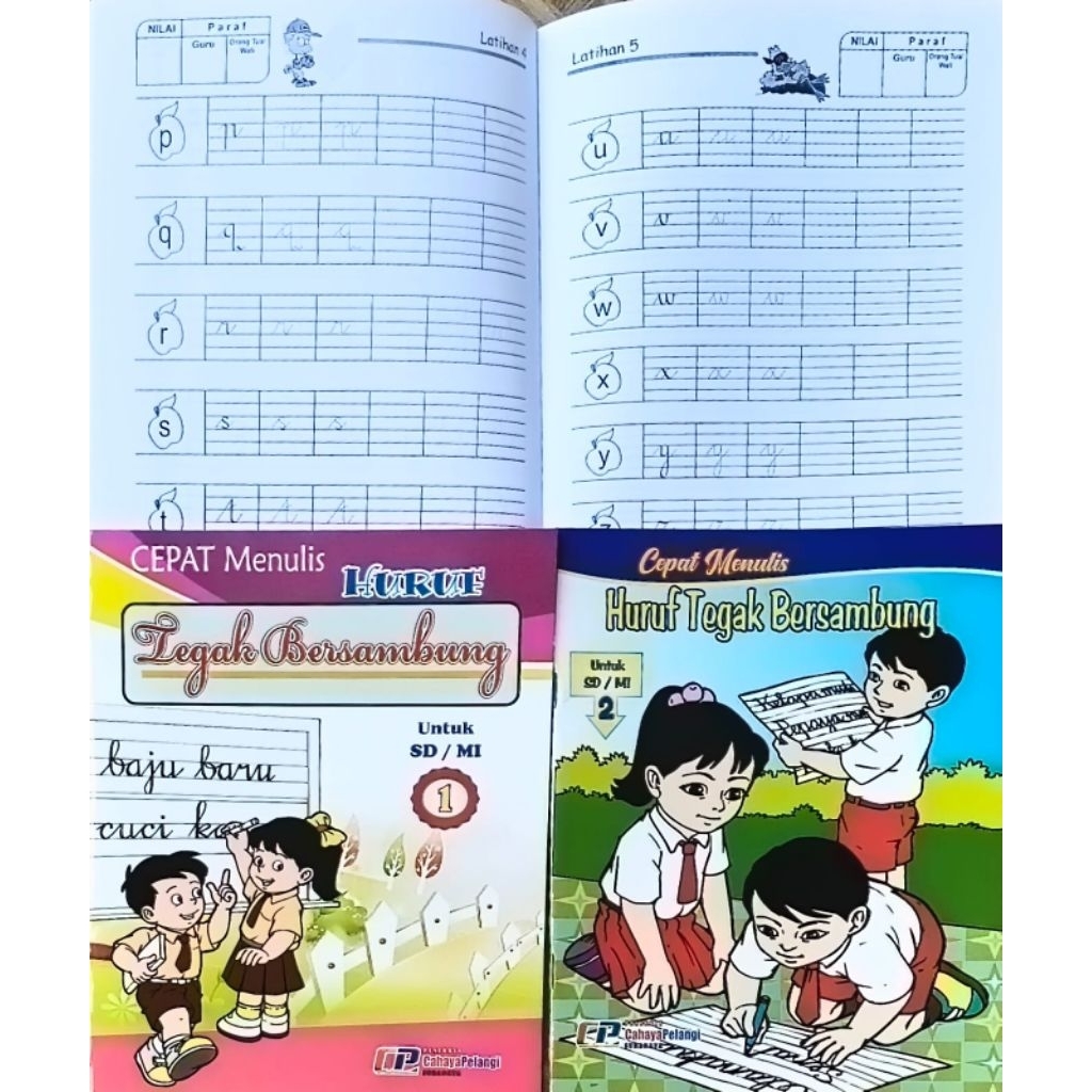 Menulis Huruf Tegak Bersambung SD
