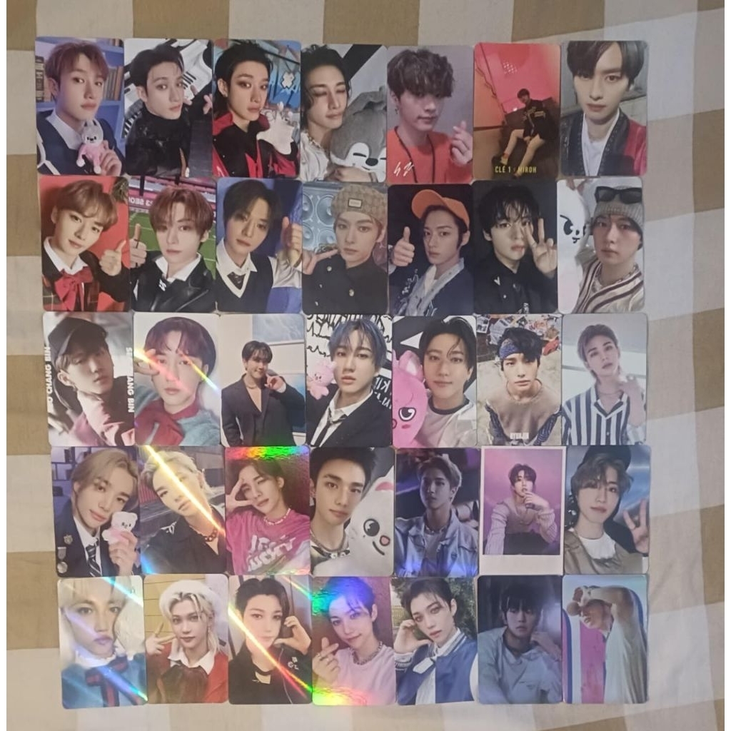 [OFFICIAL] Photocard Straykids Bangchan Leeknow Lino Changbin Hyunjin Felix Han Seungmin I.N Ayen Sk
