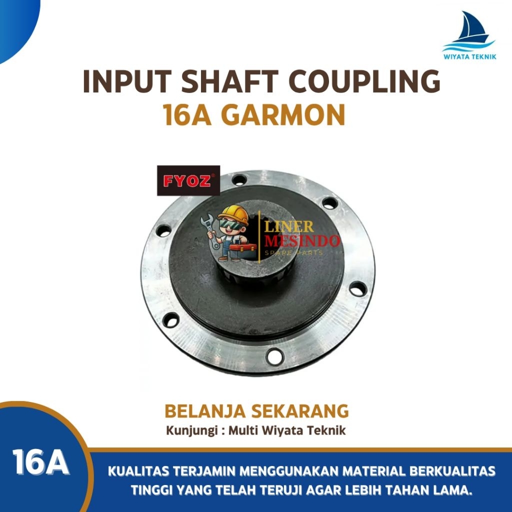 16A INPUT SHAFT COUPLING GARMON