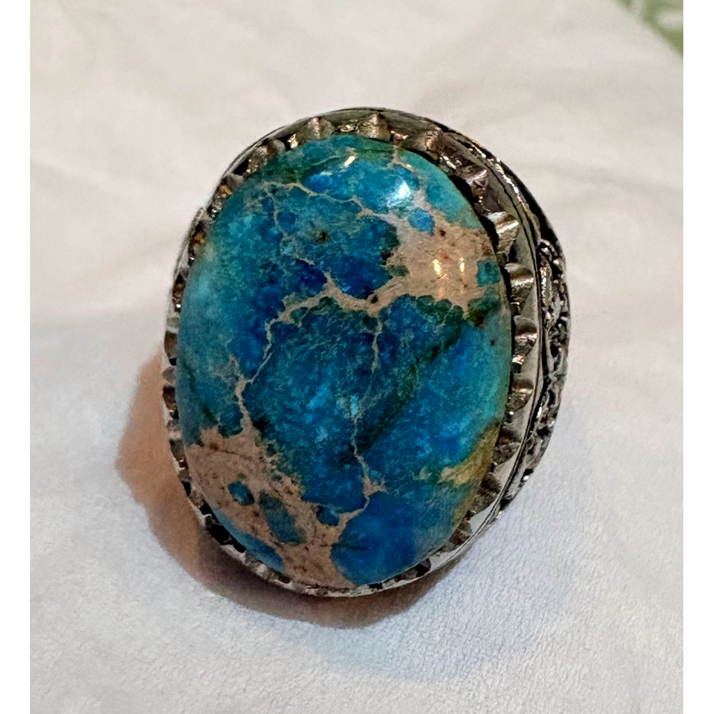 batu pirus xinjiang warna biru top colour