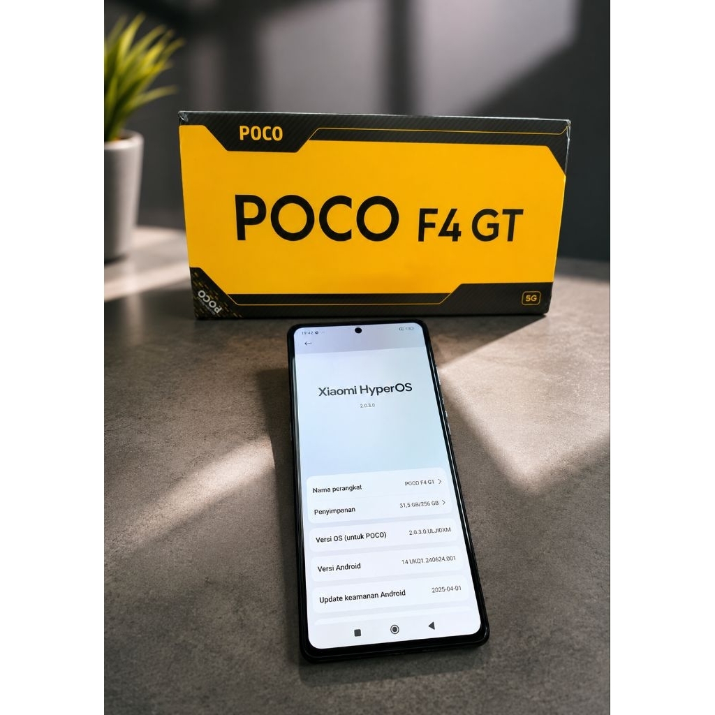 Poco F4 GT 12 256gb Second Fullset