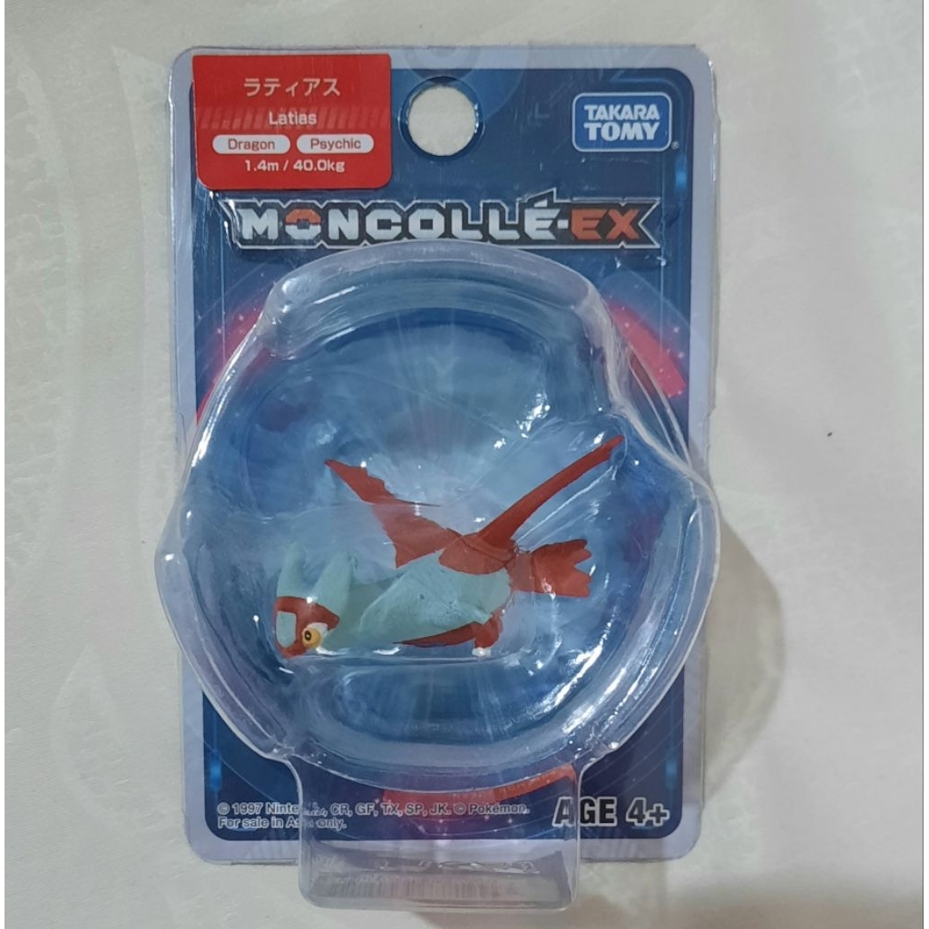 Moncolle Pokemon figure Latias merek takara tomy