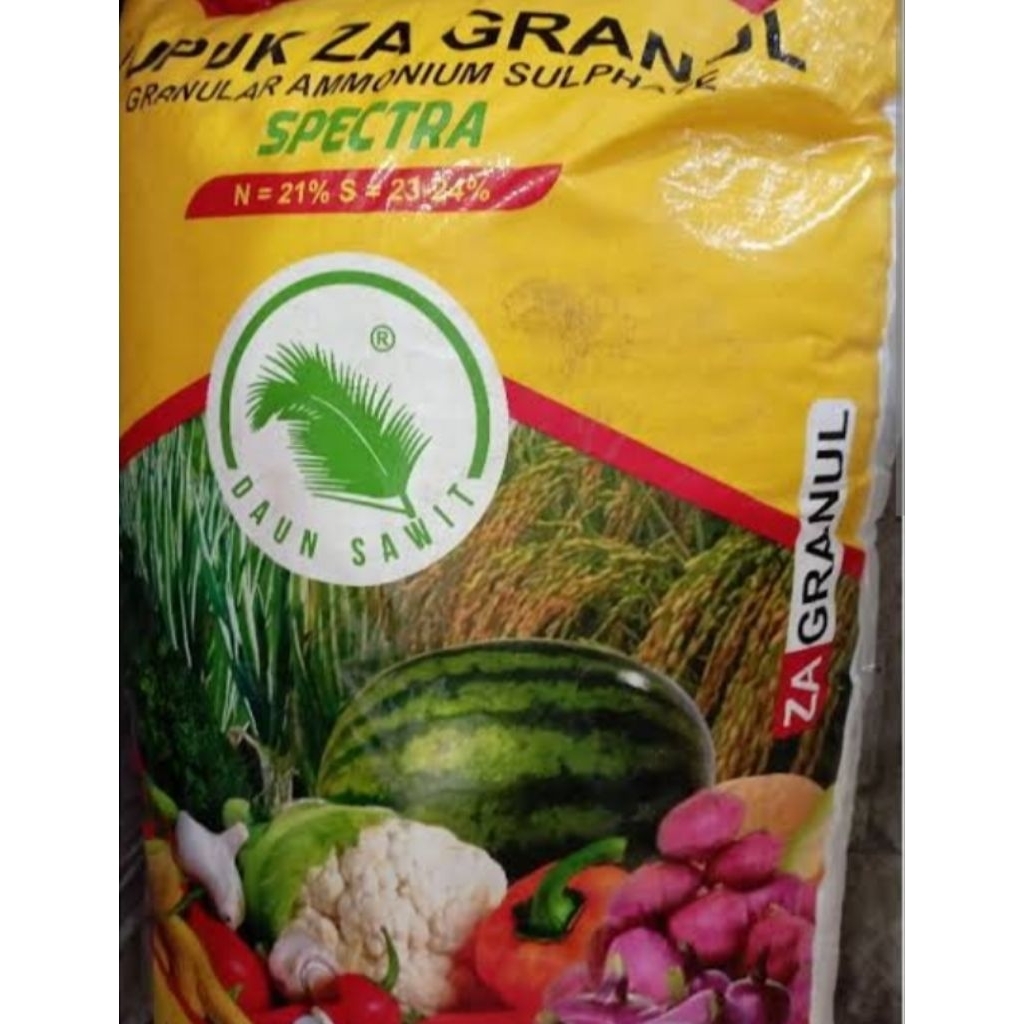 za granul daun sawit.