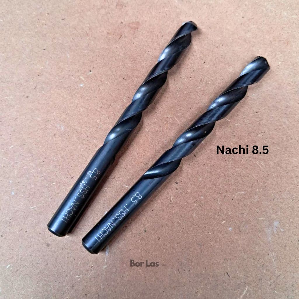 Mata Bor Besi Nachi Ukuran 8.5 mm Bekas Original