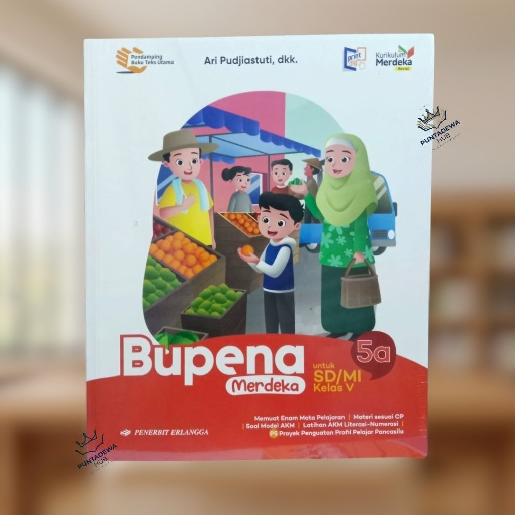 Bupena Merdeka Kelas 5 SD/MI Revisi Terbaru - Lengkap Jilid 5a-5d