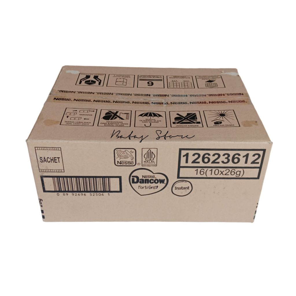 Nestle Dancow FortiGro | 1 Karton isi 16 Renteng | Susu Bubuk Sachet Instant