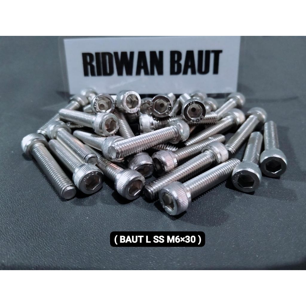BAUT L STAINLESS 304 M6X30