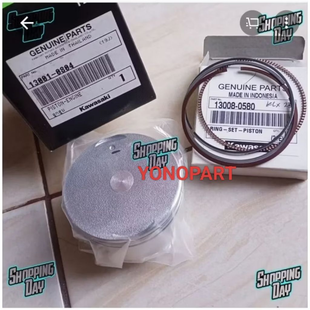 Piston Seher Plus Set Ring Seher Kawasaki Klx-230 Klx230 Original