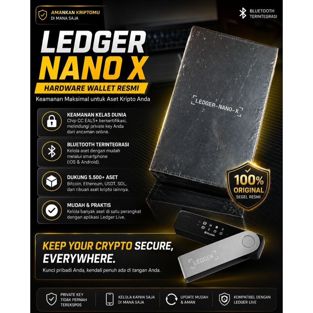 Ledger Nano X - Keep Your Crypto Secure Everywhere