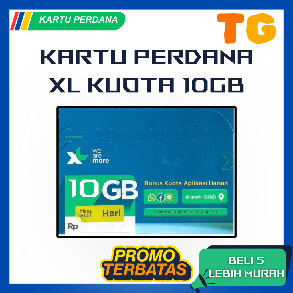 Kartu Perdana XL FlexMax 10GB 28 Hari Nasional