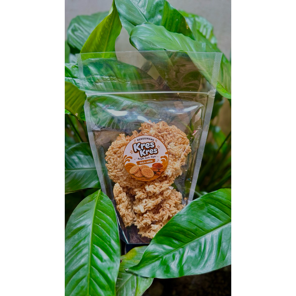 RENGGINANG Ketan Premium Manis Gurih Rasa Gula Aren kemasan pouch 135 gram