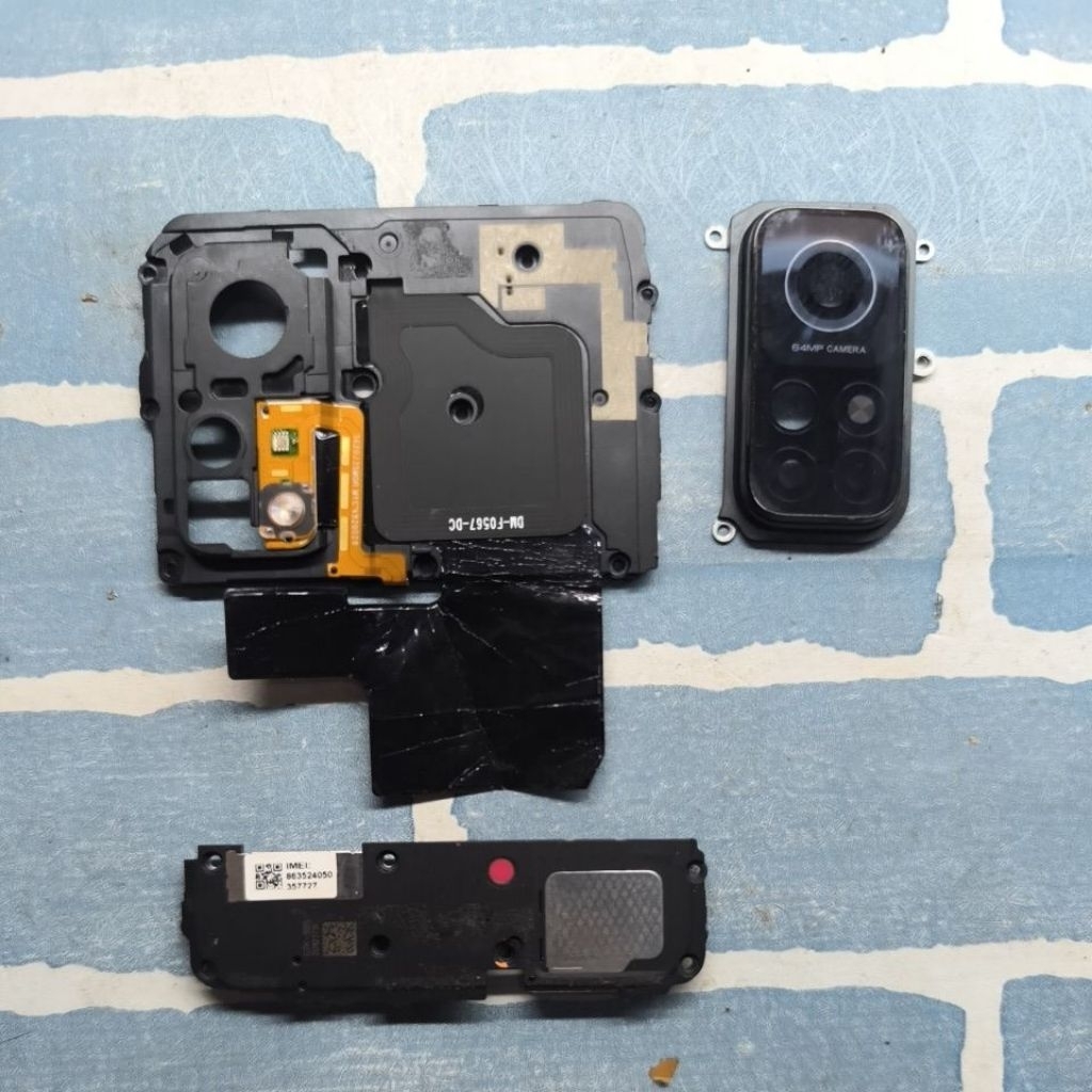 Tutup mesin buzzer kaca kamera xiaomi mi 10T
