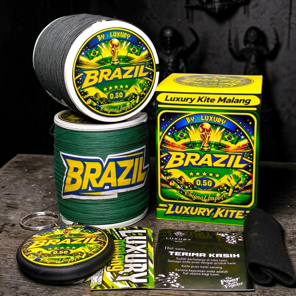 Gelasan matot BRAZIL 0.50 Original import kwalitas terbaik