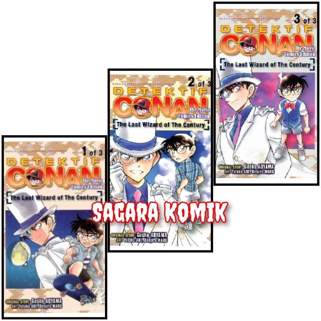 Komik Detektif Conan The Movie: The Last Wizard Of The Century 1 2 3 Tamat